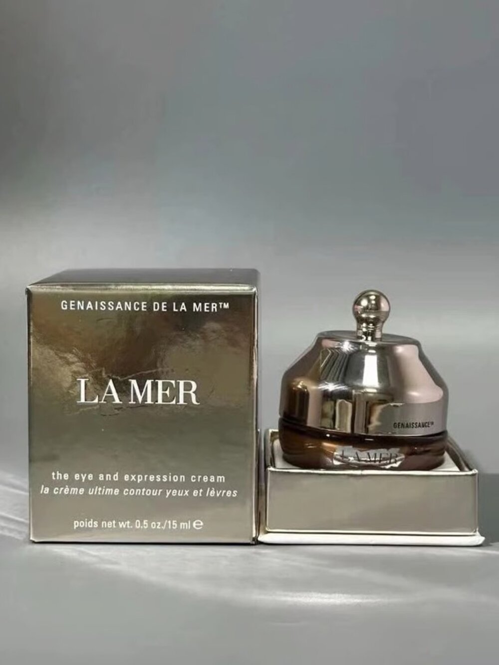 New Sealed La Mer Genaissance The Eye and Expression Cream 0.5 oz / 15ml In Box
